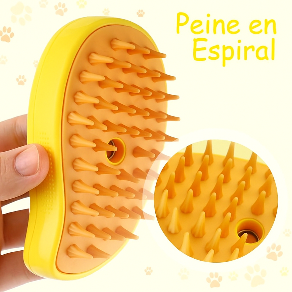 Cepillo Vapor Para Mascotas