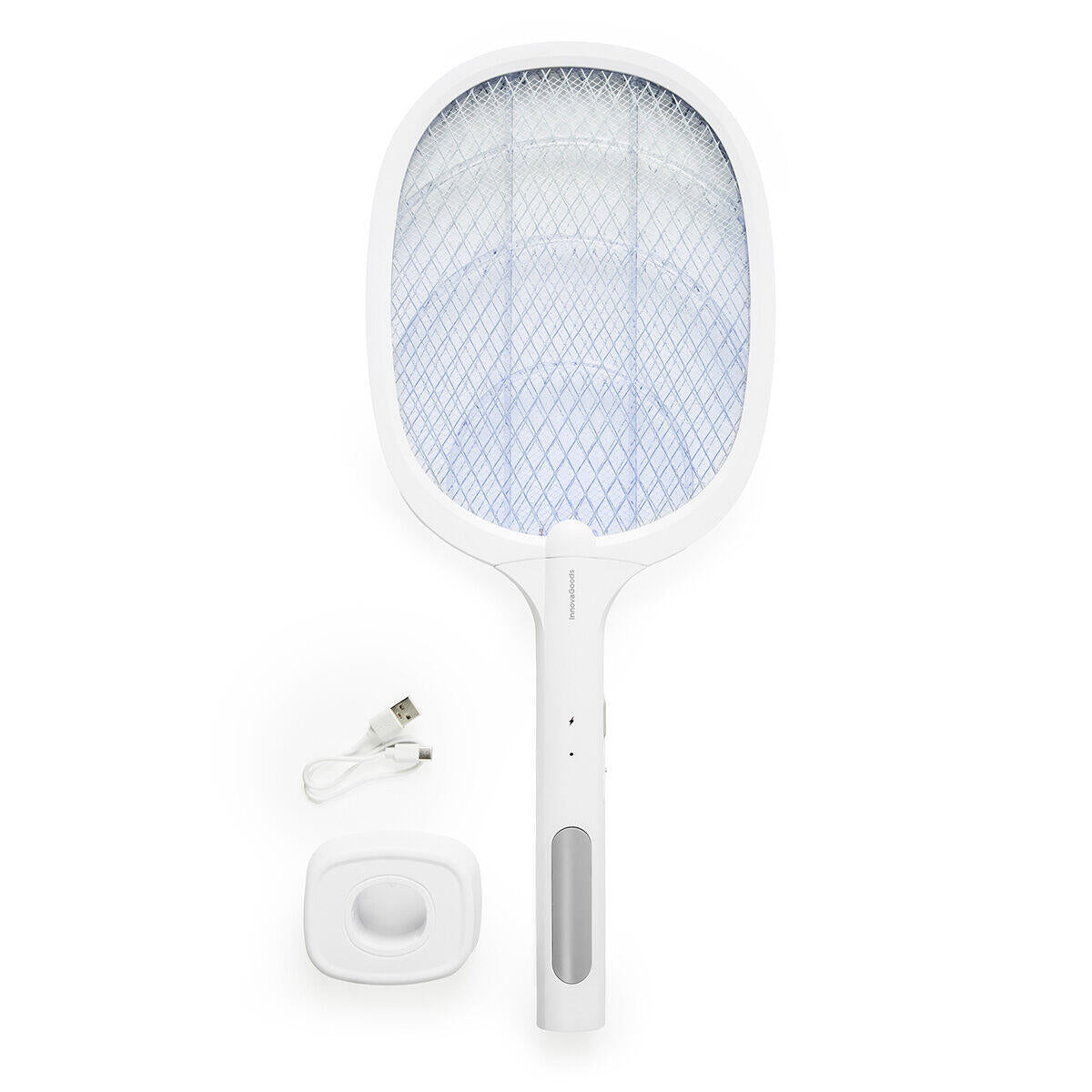 Raqueta Matainsectos Recargable con Luz UV 2 en 1 Elecfly InnovaGoods