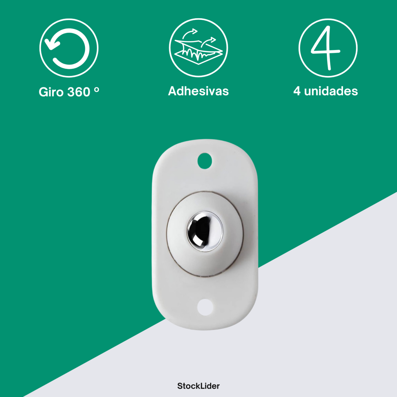 Ruedas adhesivas universales 4PCS