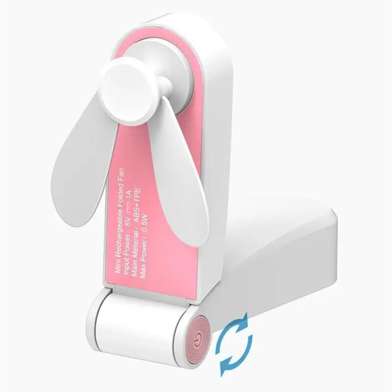 Rechargeable pocket fan