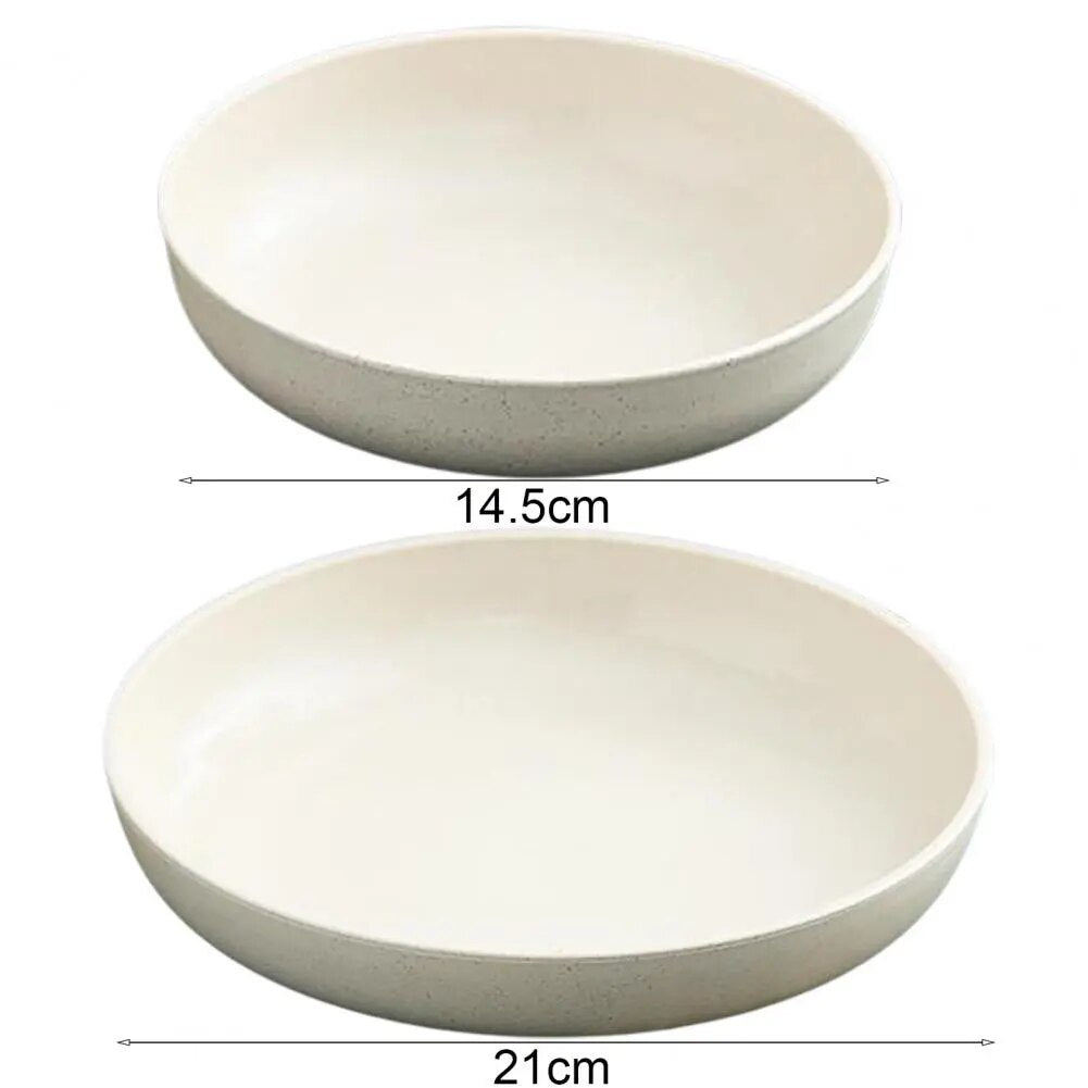 Unbreakable microwave-safe plate