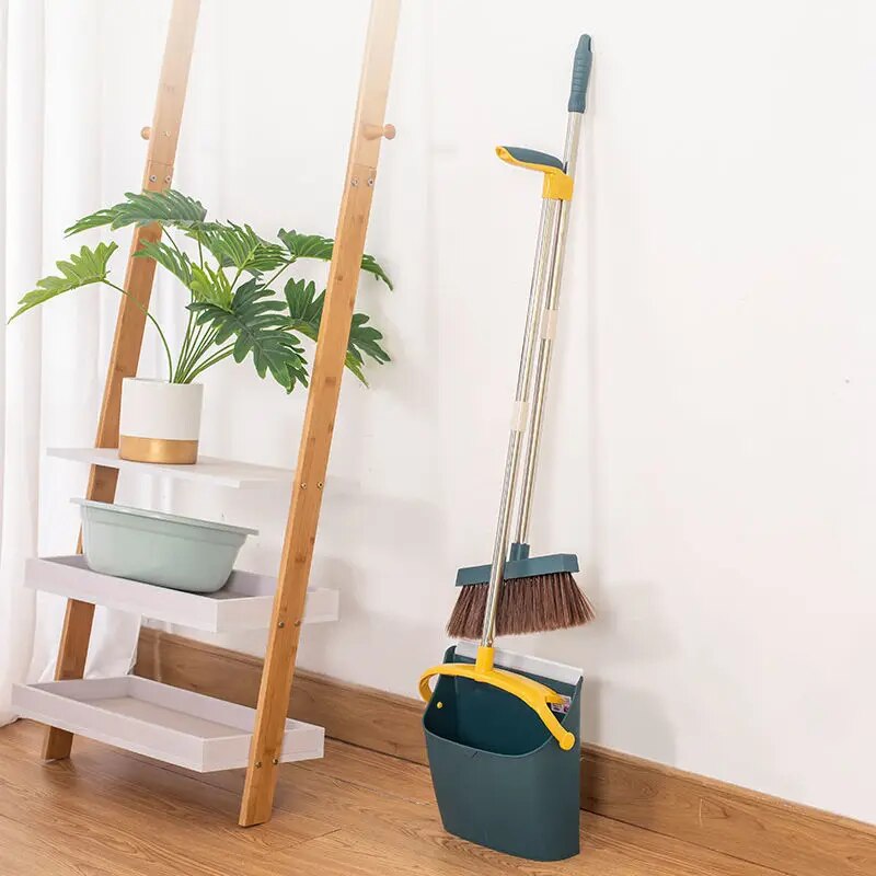 Magic Microfiber Dustpan and Broom Set