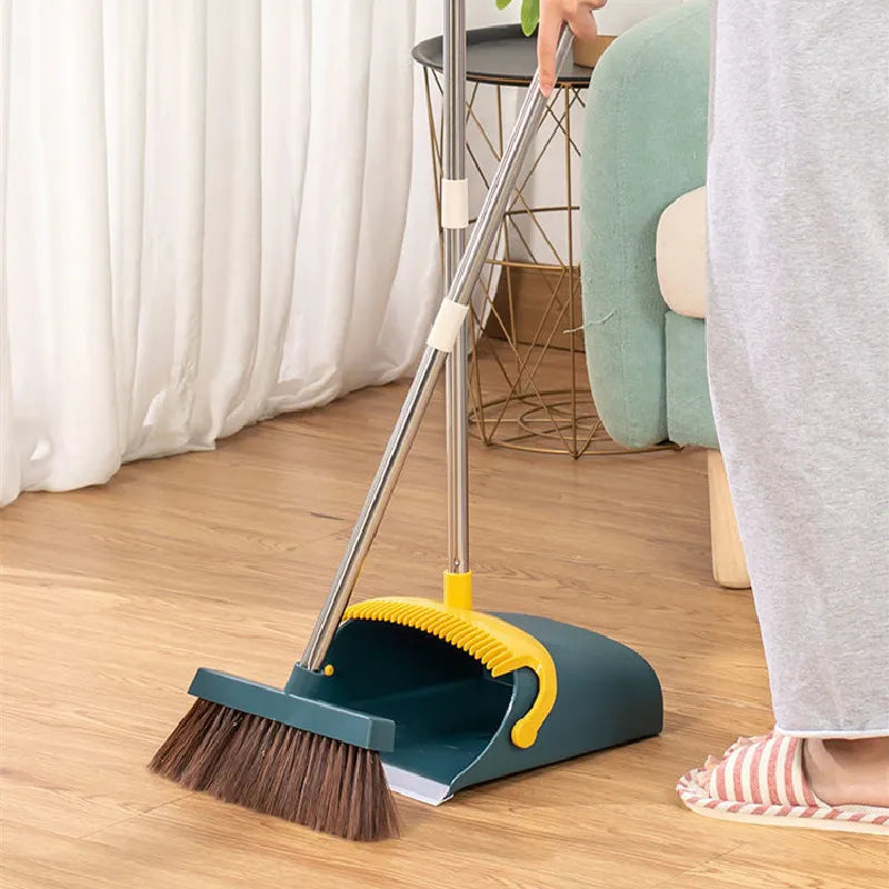 Magic Microfiber Dustpan and Broom Set